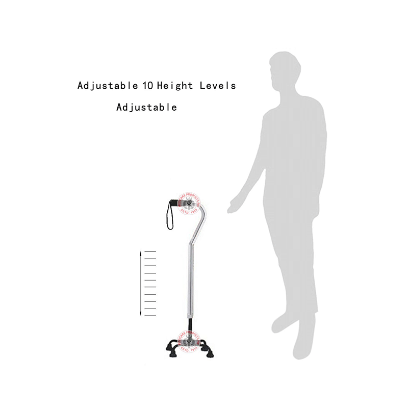 MCP Jindal WS 420 Quadripod Adjustable Four Legged Walking Stick - Image 3