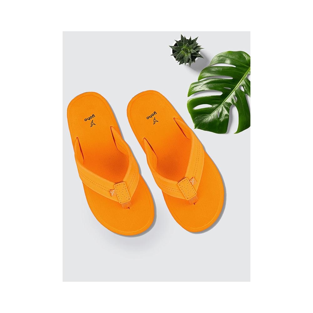 Yoho Lifestyle Doctor Ortho Soft Comfortable and Stylish Flip Flop Slippers for Women Mango Yellow 6 - Image 4