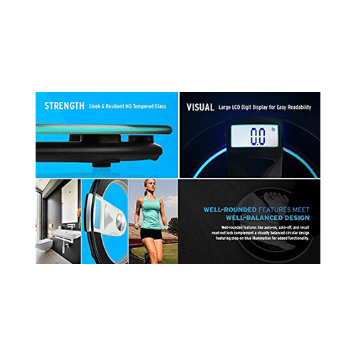 MCP Camry Round Personal Digital Bathroom Weighing Scale - Image 4