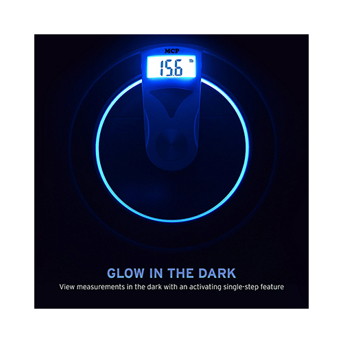 MCP Camry Round Personal Digital Bathroom Weighing Scale - Image 5