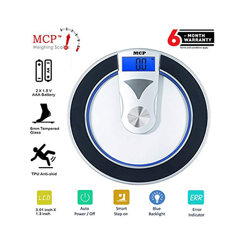 MCP Camry Round Personal Digital Bathroom Weighing Scale - Image 2