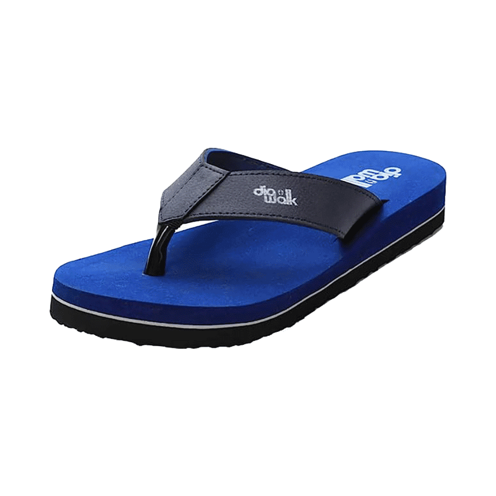 Diawalk DPM 001 Doctor Soft Orthopedic & Diabetic Flip-Flops Slippers For Men Blue 9