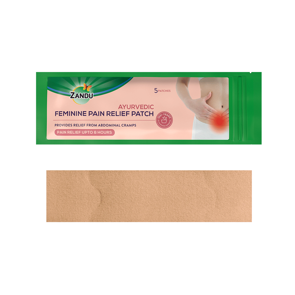 Zandu Ayurvedic Feminine Pain Relief Patch - Image 1