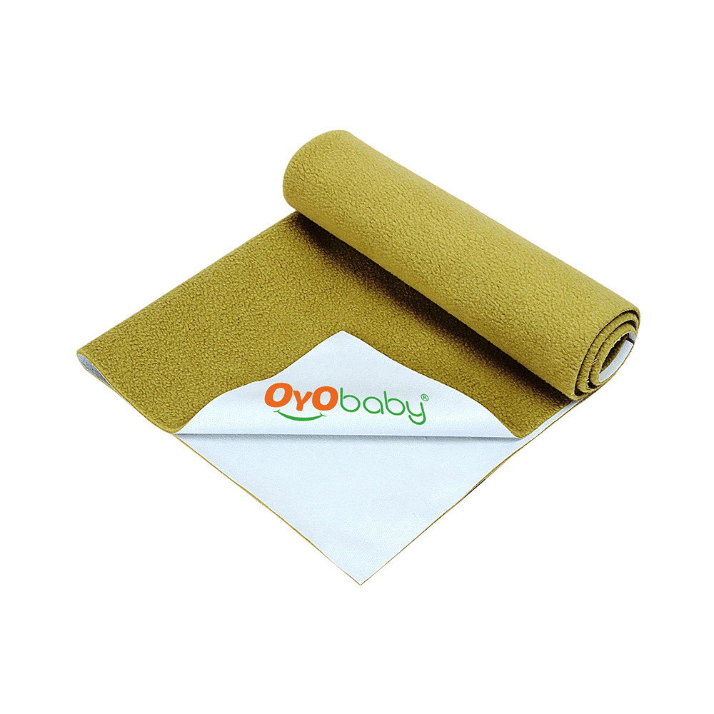 Oyo Baby Waterproof Bed Protector Baby Dry Sheet Small Gold