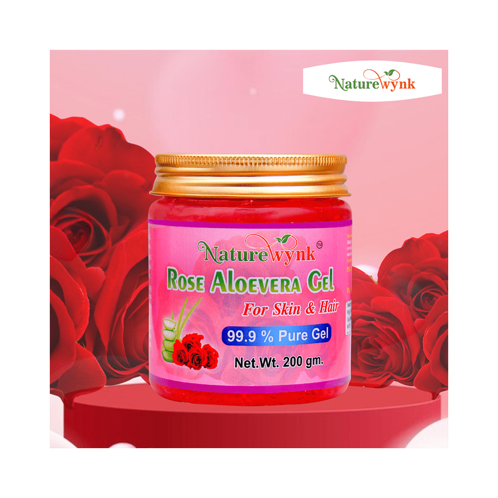 Nature Wynk Rose Aloe Vera Gel - Image 4