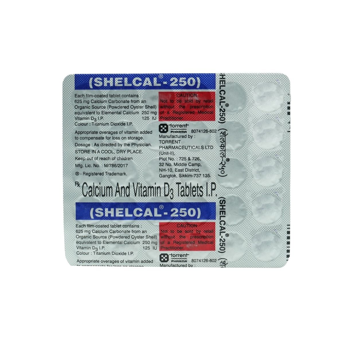 Shelcal -250 Tablet