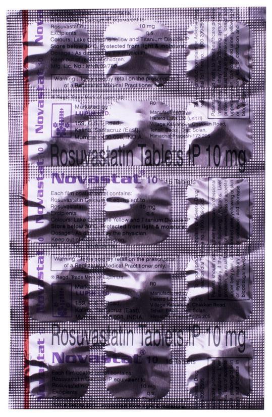 Novastat 10 Tablet - Image 1