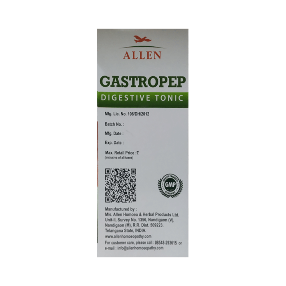 Allen Gastropep Digestive Sugar Free Tonic - Image 2