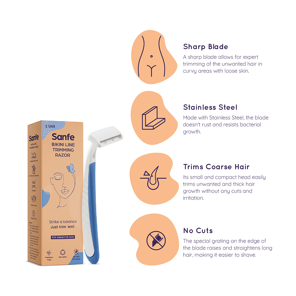 Sanfe Bikini Line Trimming Razor - Image 6