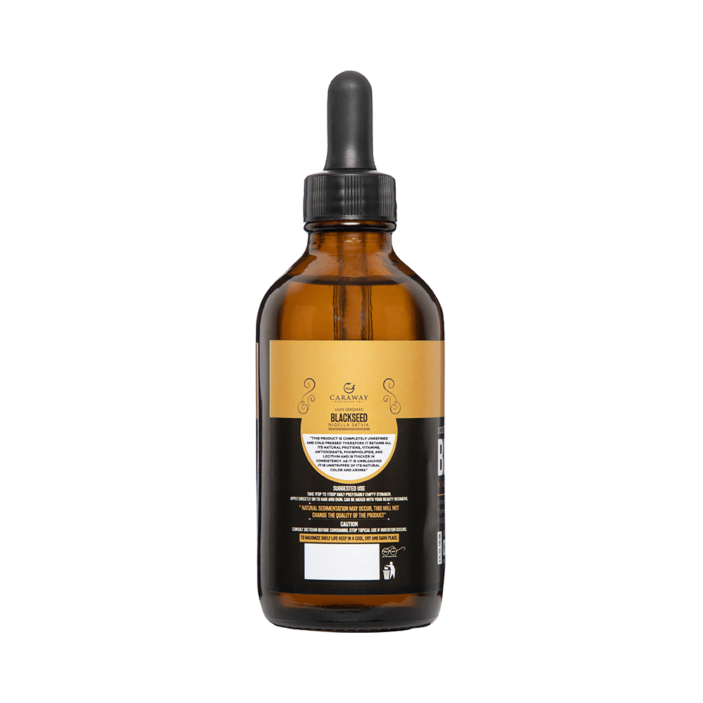 Caraway 100% Organic Black Seed Cold Pressed Oil - Image 3