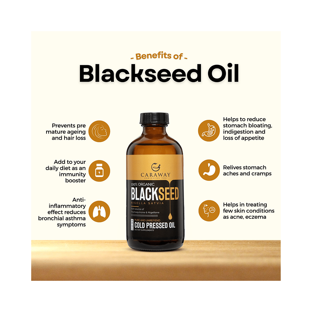 Caraway 100% Organic Black Seed Cold Pressed Oil - Image 4