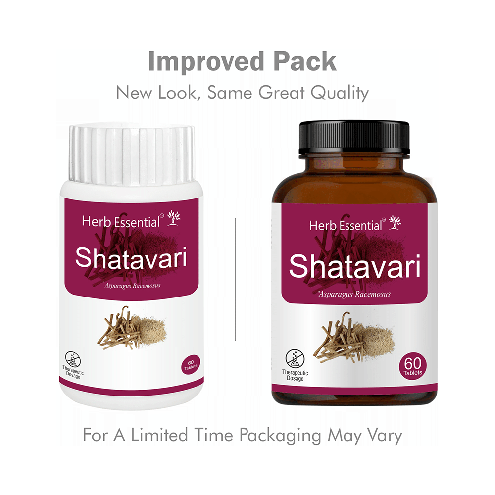 Herb Essential Shatavari (Asparagus Racemosus) 500mg Tablet - Image 5