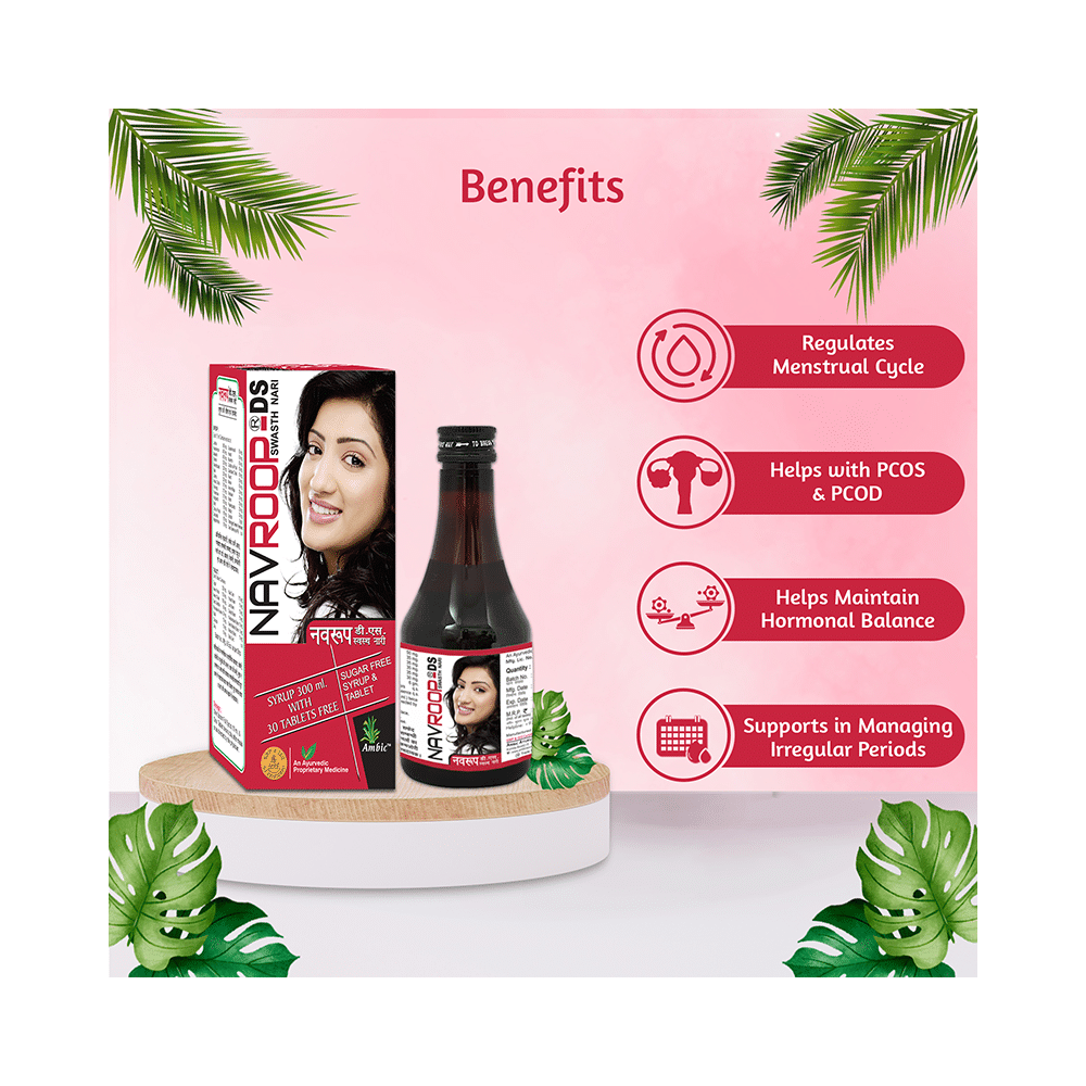 Ambic Navroop DS Syrup (300ml Each) with 30 Tablet Free - Image 5