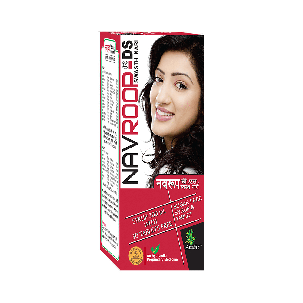 Ambic Navroop DS Syrup (300ml Each) with 30 Tablet Free