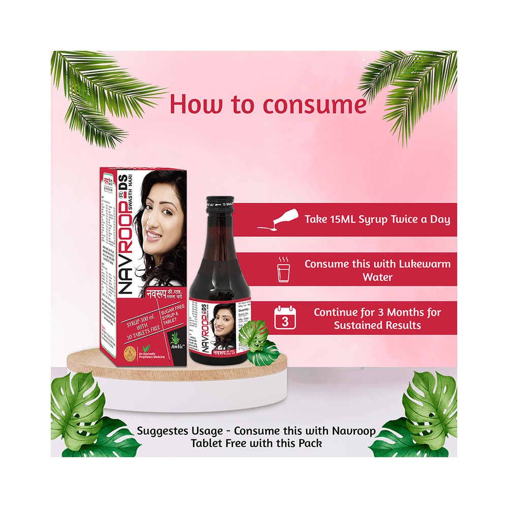 Ambic Navroop DS Syrup (300ml Each) with 30 Tablet Free - Image 7