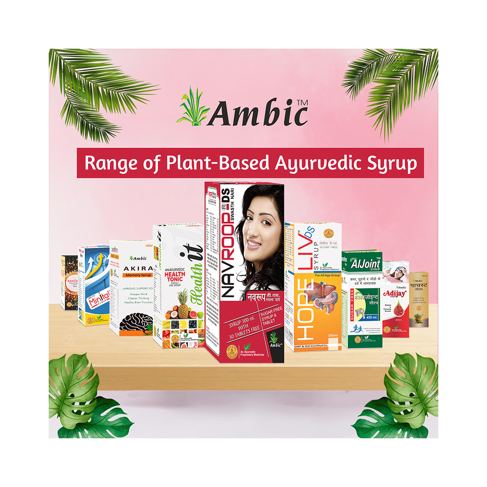 Ambic Navroop DS Syrup (300ml Each) with 30 Tablet Free - Image 9