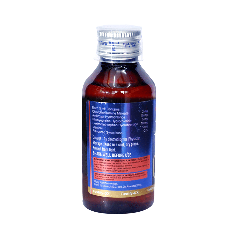 Tustify-DX Syrup Sugar Free - Image 2