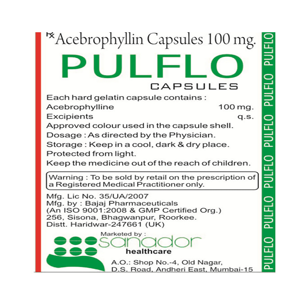 Pulflo 100mg Capsule - Image 2