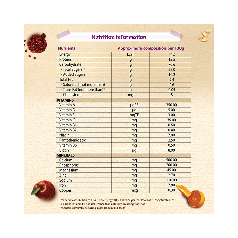 Nestle 2to6 Years Ceregrow Multigrain Cereal with Milk & Fruits Extra Saver Pack (50gm Each) - Image 5