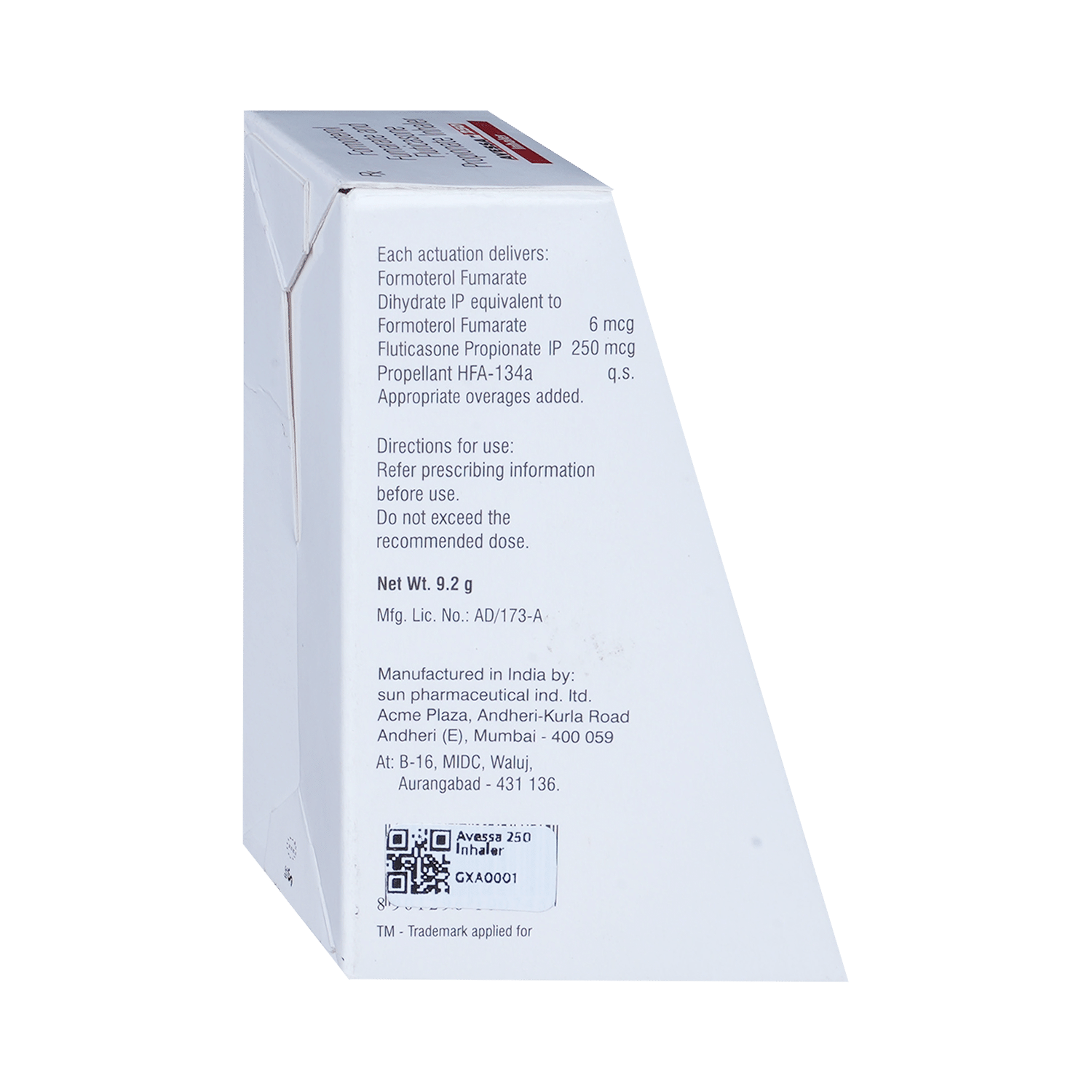 Avessa 250 Inhaler - Image 4