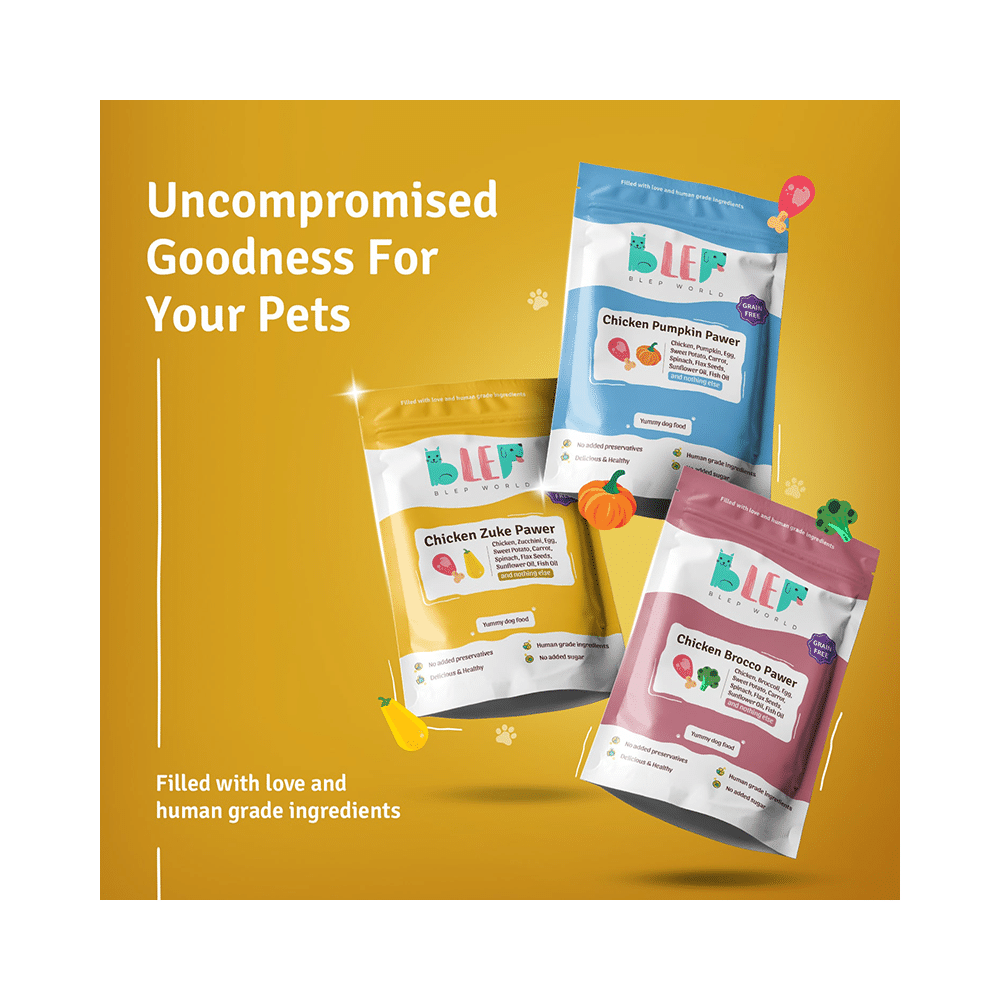 Blep World Chicken Zuke Pawer Wet Dog Food (300gm Each) - Image 5