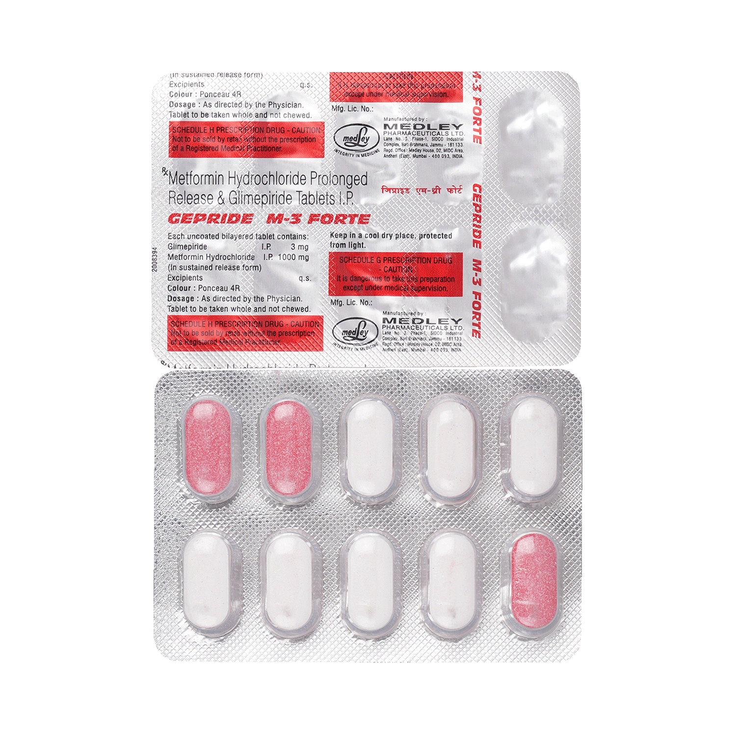 Gepride M 3 Forte Tablet PR - Image 1