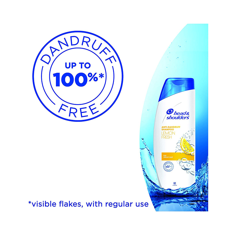 Head & Shoulders Lemon Fresh Anti-Dandruff Shampoo | For Hair Care - Image 2