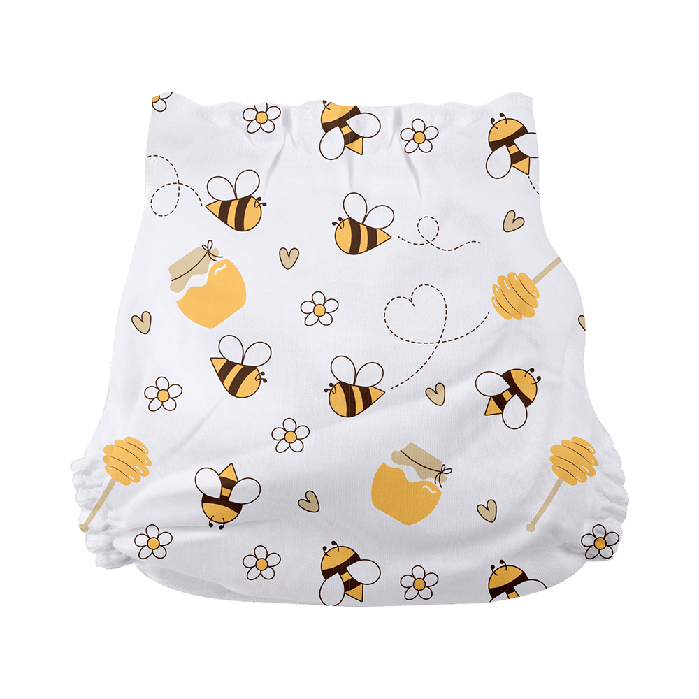 Superbottoms Organic Cotton Padded Dry Feel Langot/Nappy Size 0 Sweet Tooth - Image 2