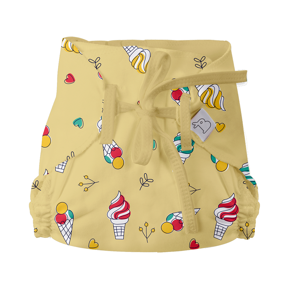 Superbottoms Organic Cotton Padded Dry Feel Langot/Nappy Size 0 Sweet Tooth - Image 9