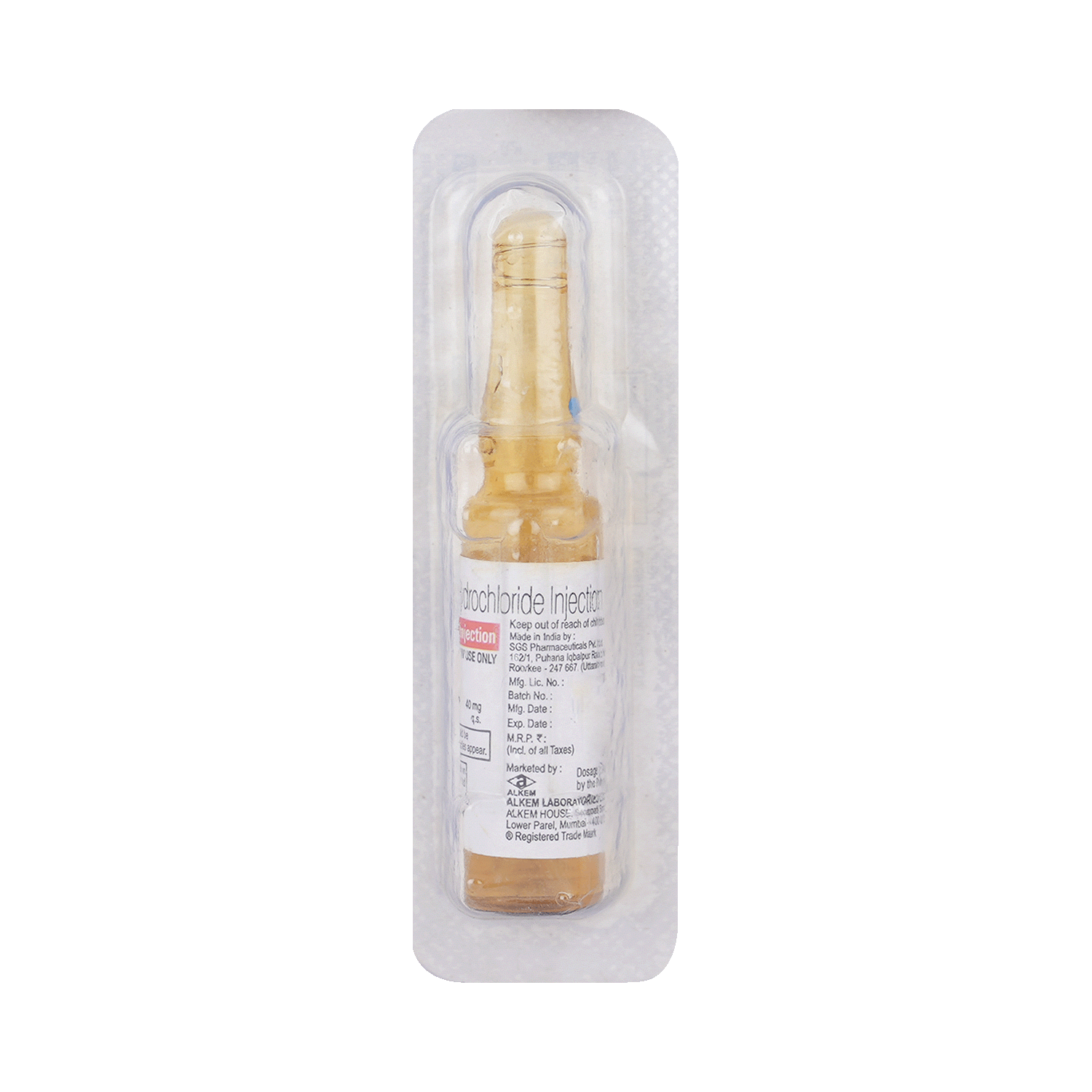 Spasmokem D 40mg Injection - Image 2