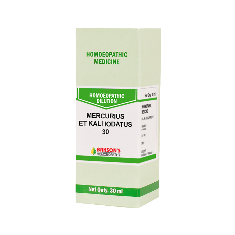 Bakson's Homeopathy Mercurius Et Kali Iodatus Dilution 30