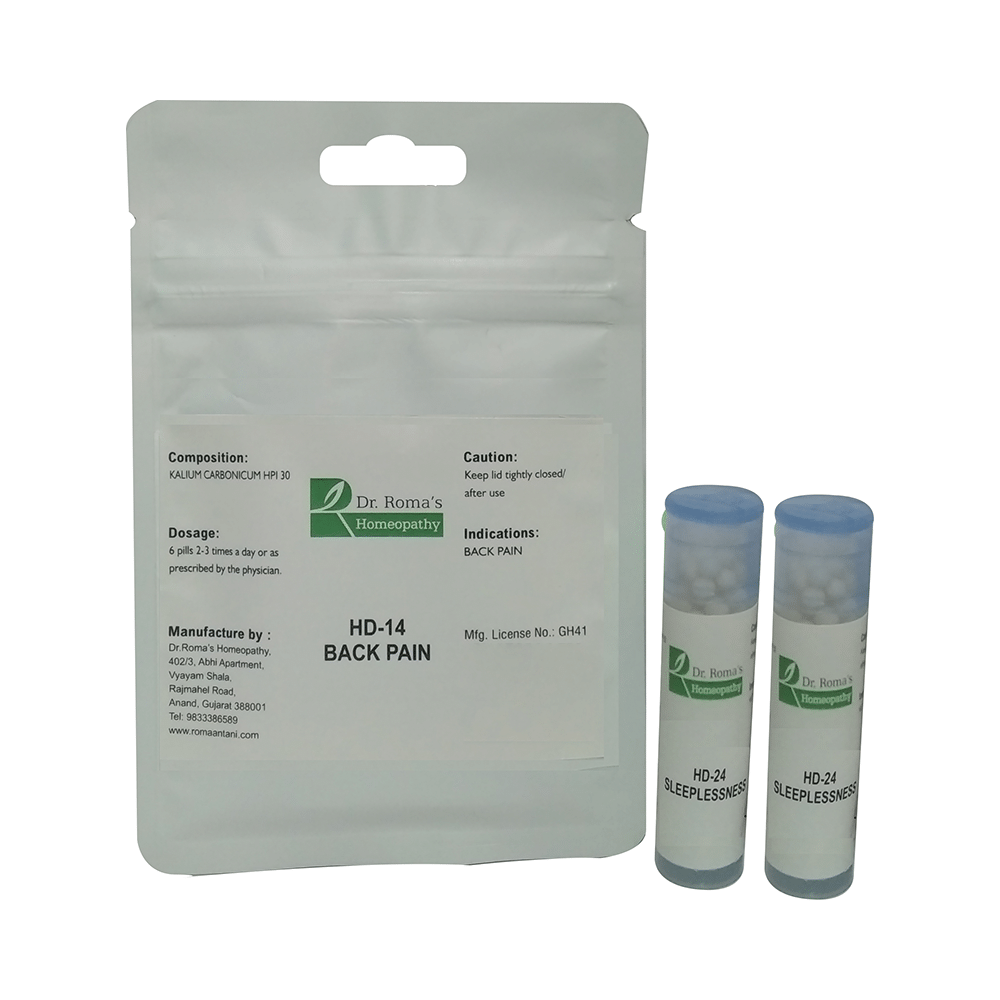 Dr. Romas Homeopathy HD-24 Sleeplessness, 2 Bottles of 2 Dram