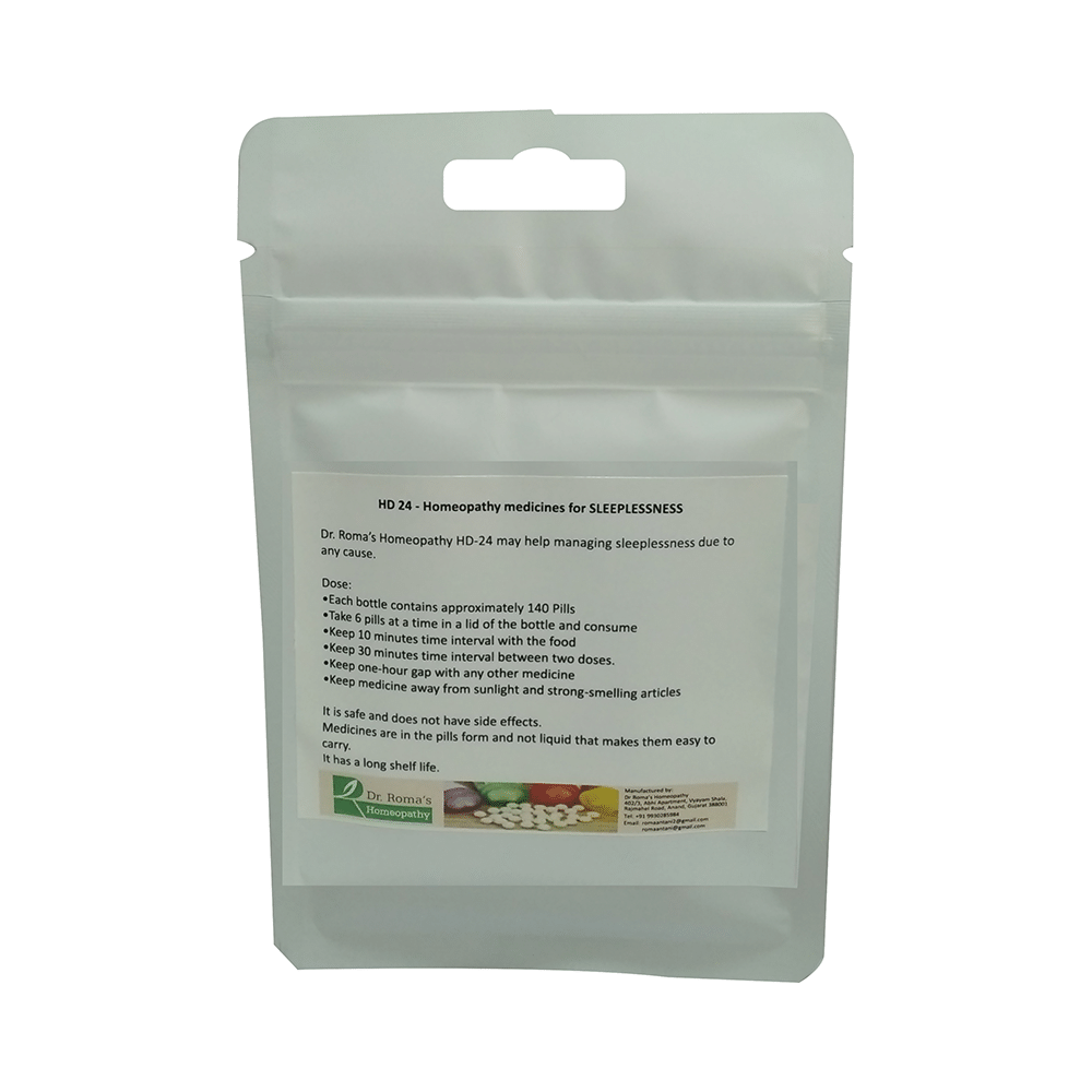 Dr. Romas Homeopathy HD-24 Sleeplessness, 2 Bottles of 2 Dram - Image 2