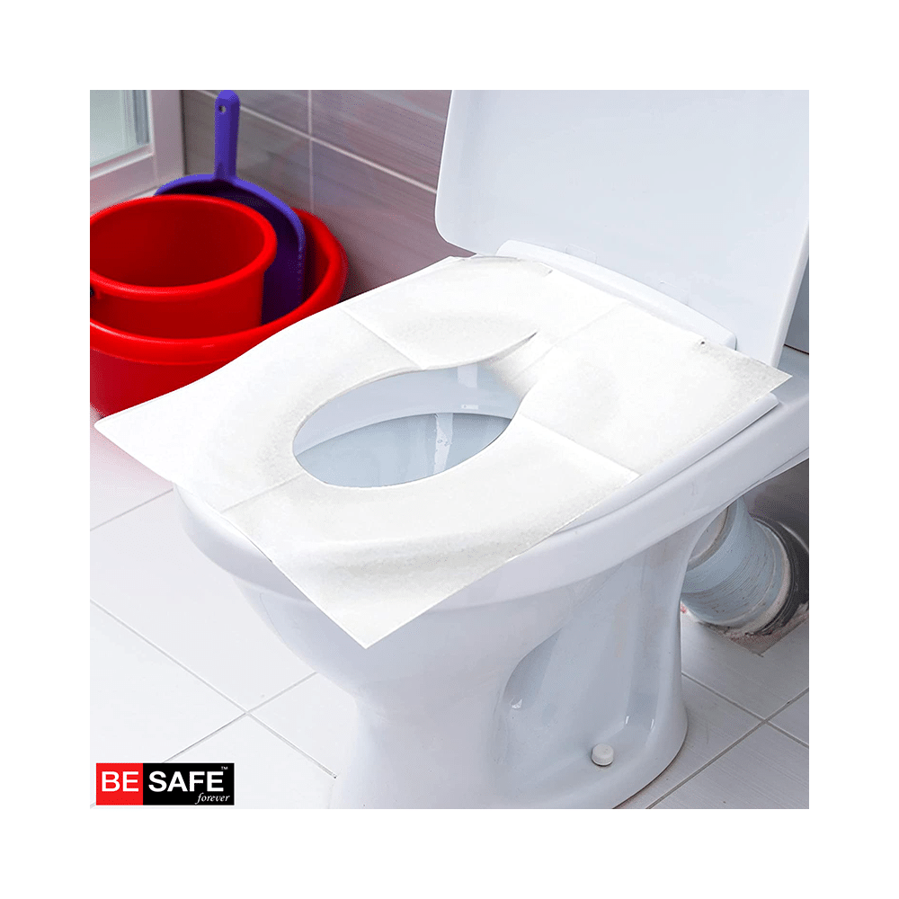 Be Safe Forever Disposable Paper Toilet Seat Cover (10 Each) Black - Image 3