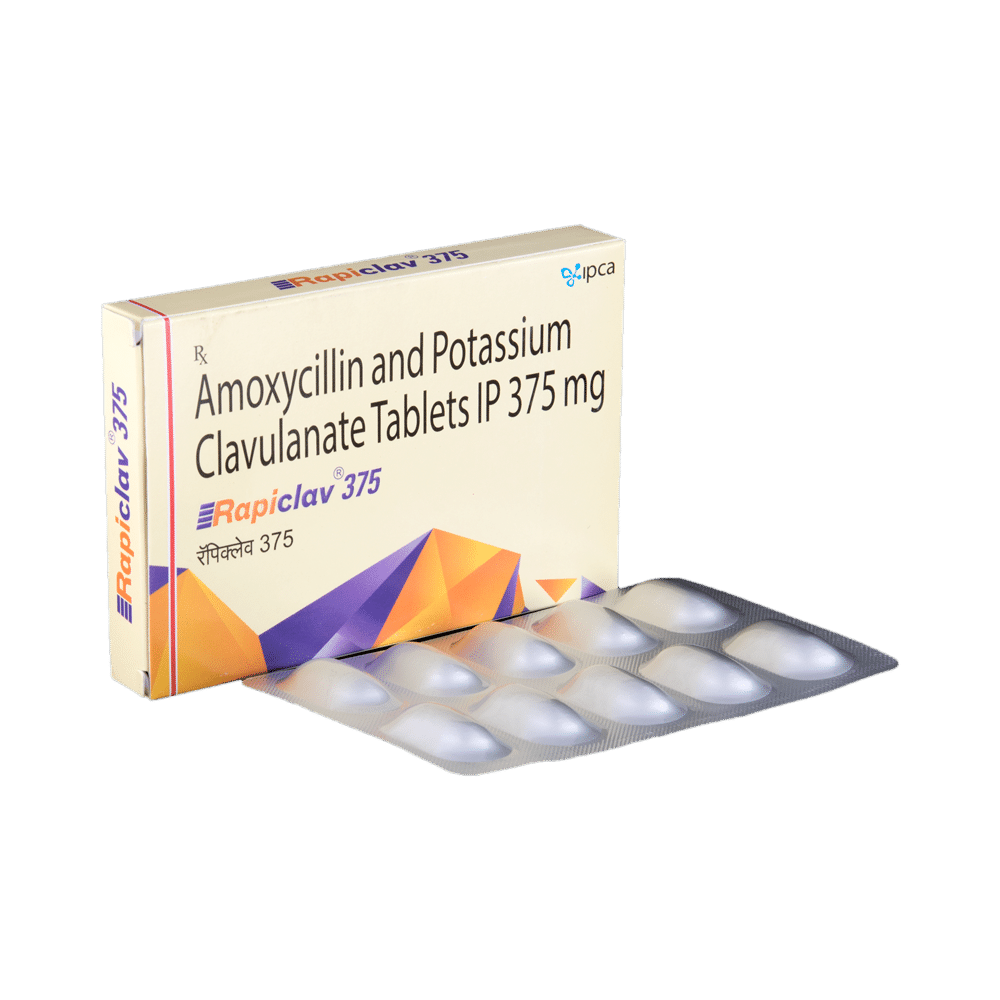 Rapiclav 375 Tablet - Image 1