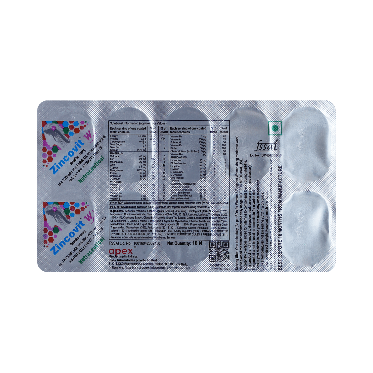 Zincovit W Tablet - Image 5