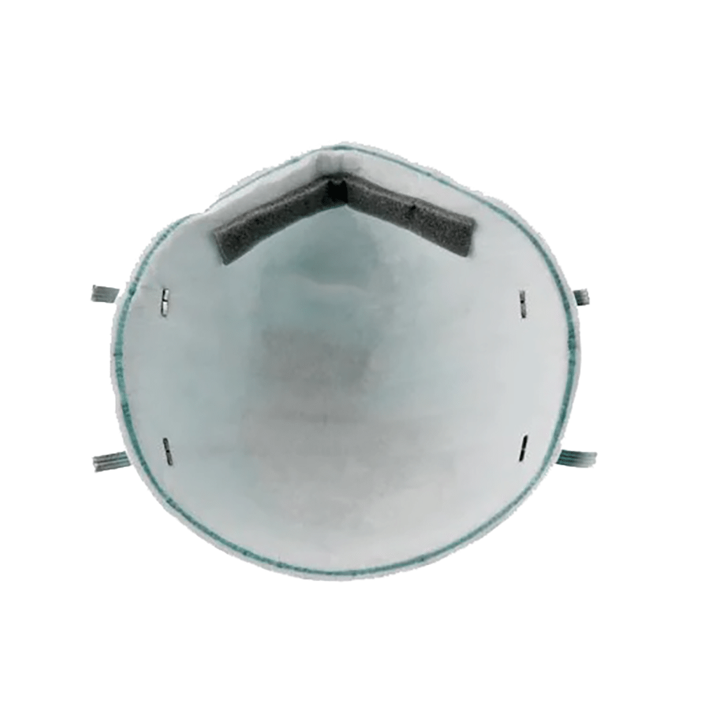 3M N95 1860 Health Care Particulate Respirator & Surgical Mask Teal Blue - Image 4