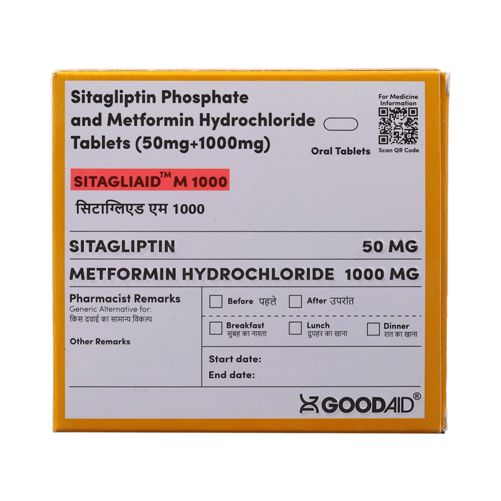 Sitagliaid M 1000 Tablet - Image 1