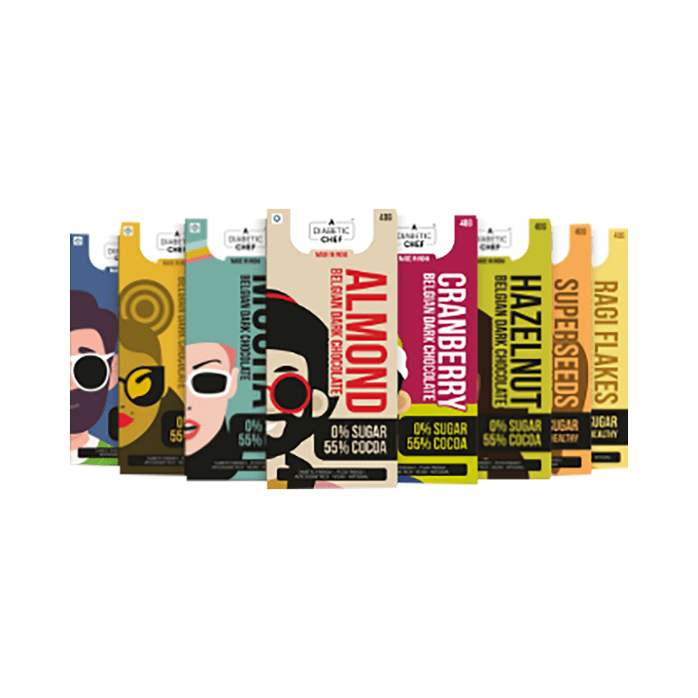 A Diabetic Chef Chocolate (40gm Each) Assorted Pack