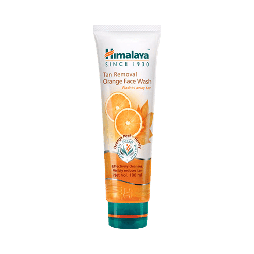 Himalaya Tan Removal Orange Face Wash | Face Care Product with Honey and Papaya Extracts - Image 1