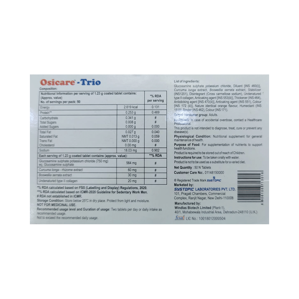 Osicare-Trio Tablet - Image 2