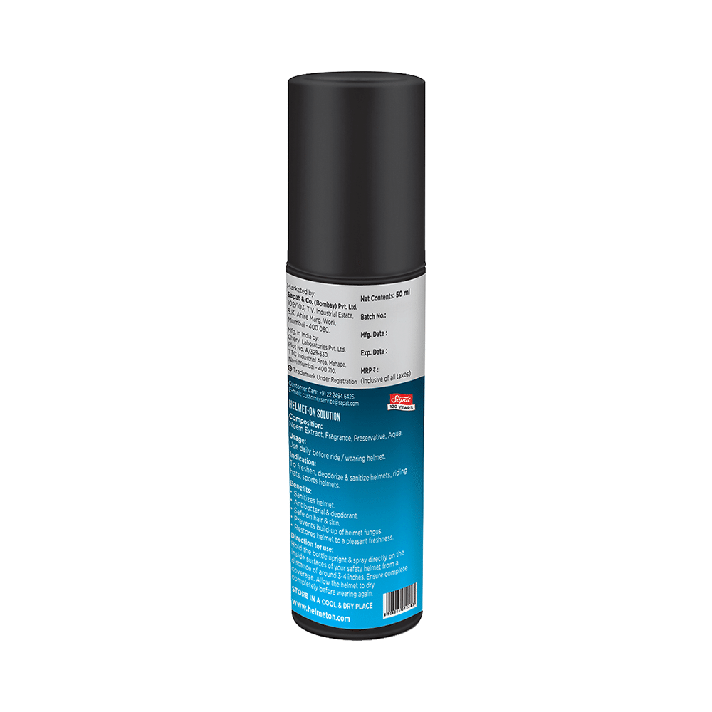 Sapat Dr Skin Helmet-On Inner Helmet Spray for Him - Image 2