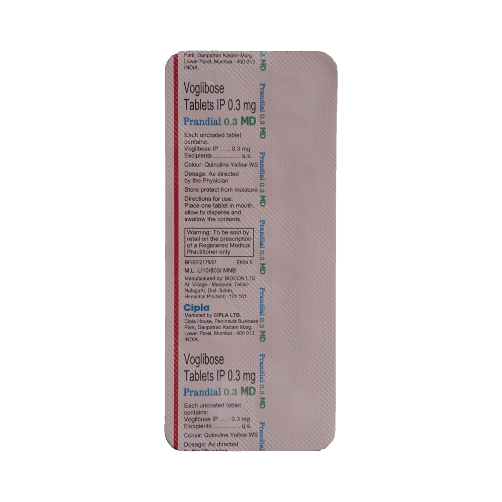 Prandial 0.3 MD Tablet - Image 5