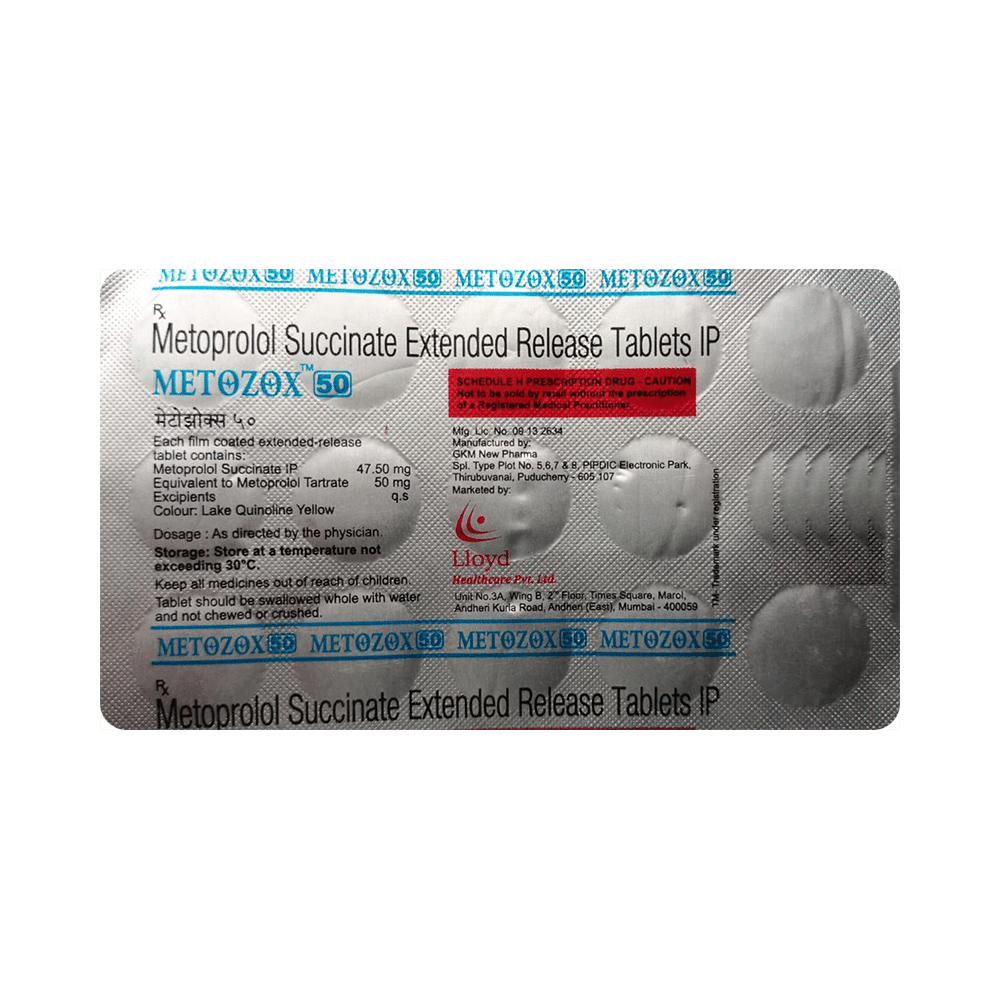 Metozox 50 Tablet ER