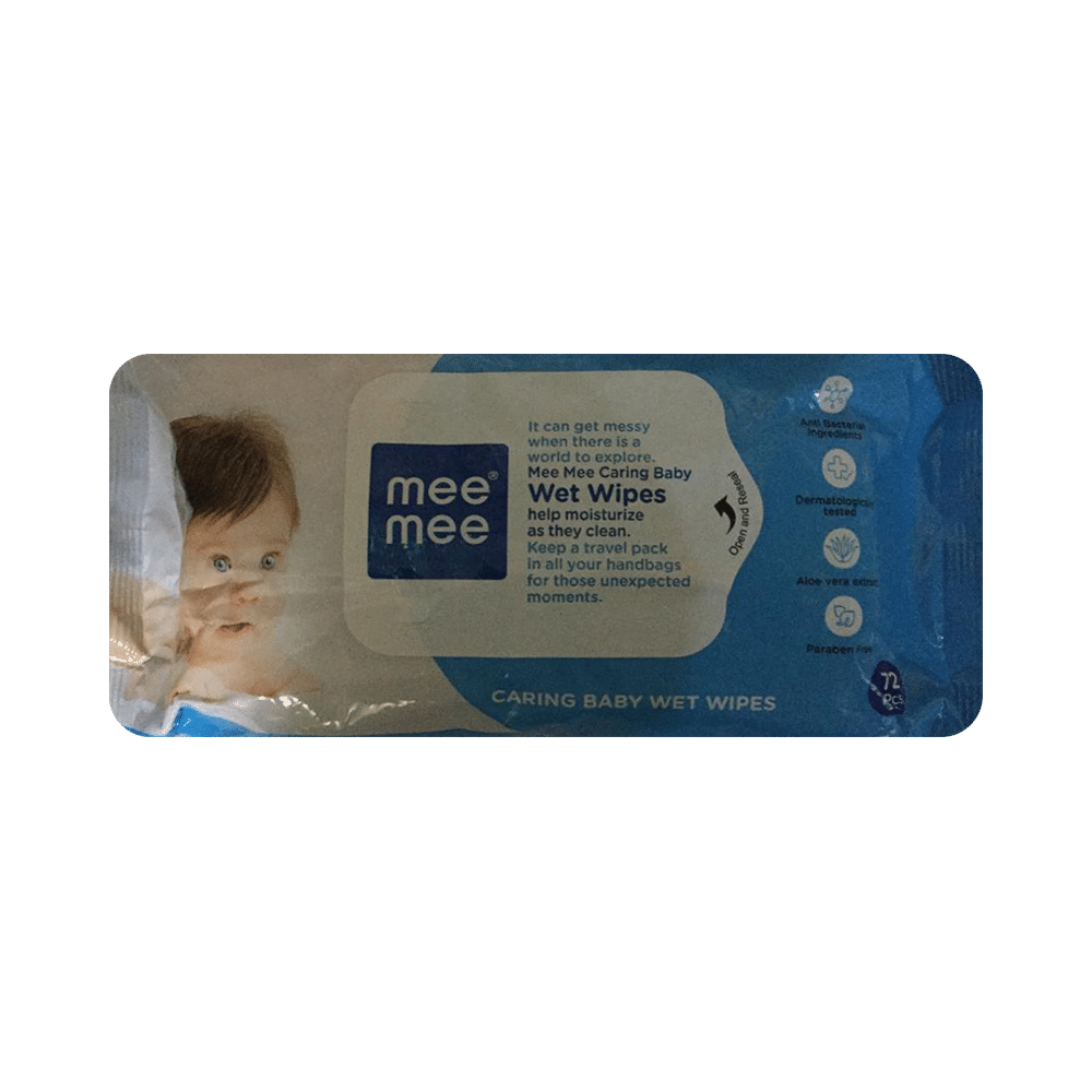 Mee Mee Baby Aloe Vera Wet Wipes | Paraben Free