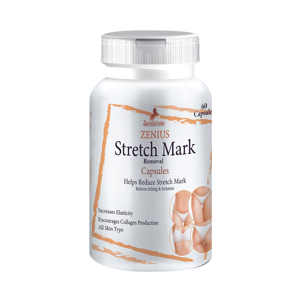 Zenius Stretch Mark Removal Capsule for Stretch Marks | Scar Removal | Uneven Skin Tone | All Skin Types - Image 1