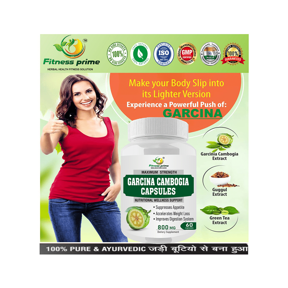 Fitness Prime Combo Pack of Maximum Strength Green Coffee Nutrition & Wellness Support Capsule & Maximum Strength Garcina Cambogia Nutritional Wellness Support 800mg Capsule (60 Each) - Image 6