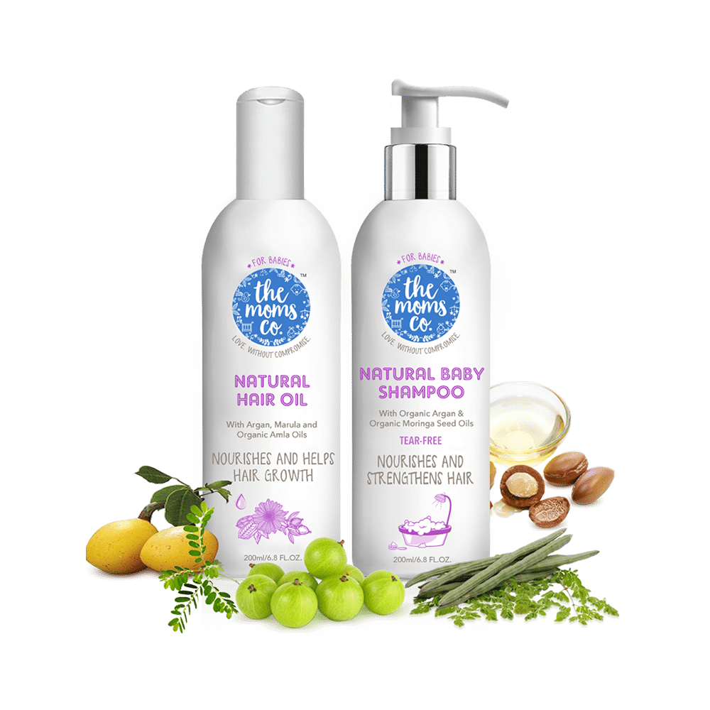 The Moms Co. All Natural Hair Care Essentials for Baby