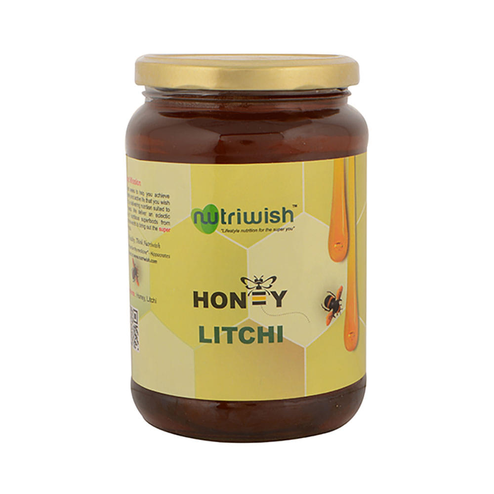 Nutriwish 100% Pure Organic Honey | Flavour Litchi