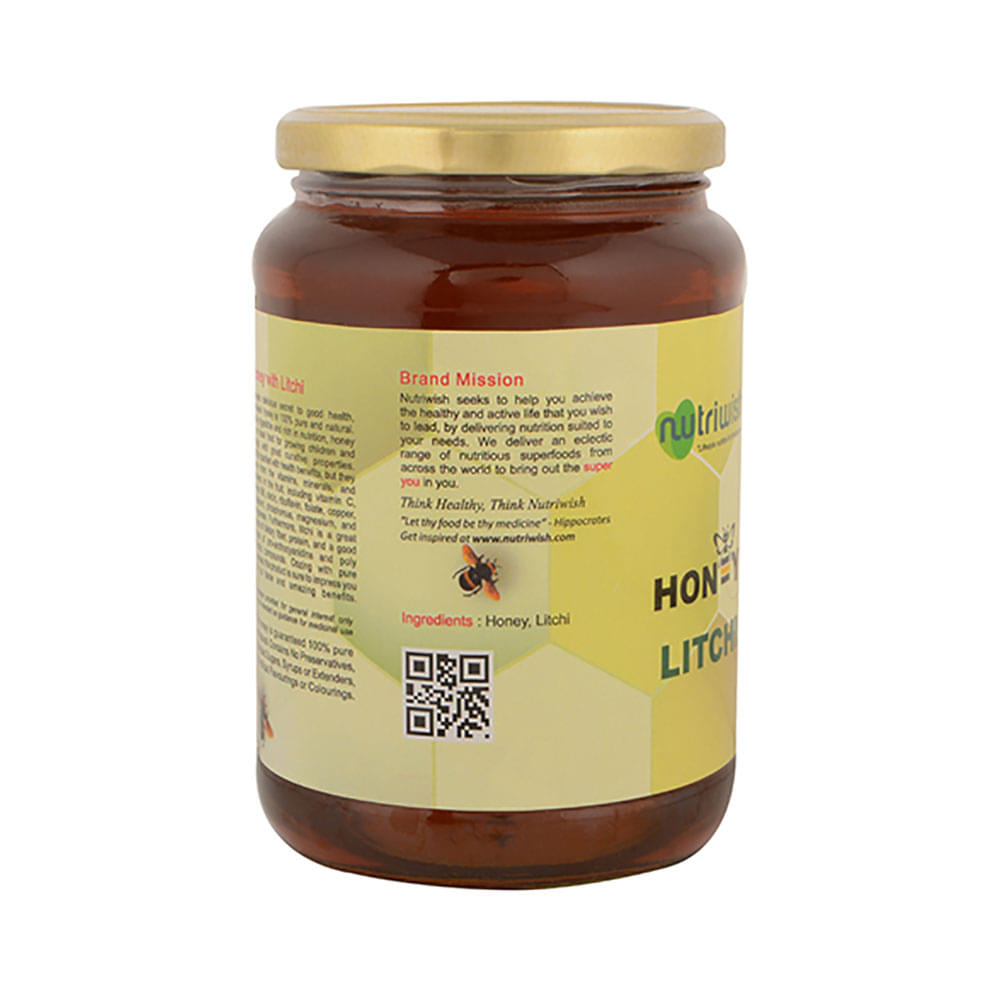 Nutriwish 100% Pure Organic Honey | Flavour Litchi - Image 2